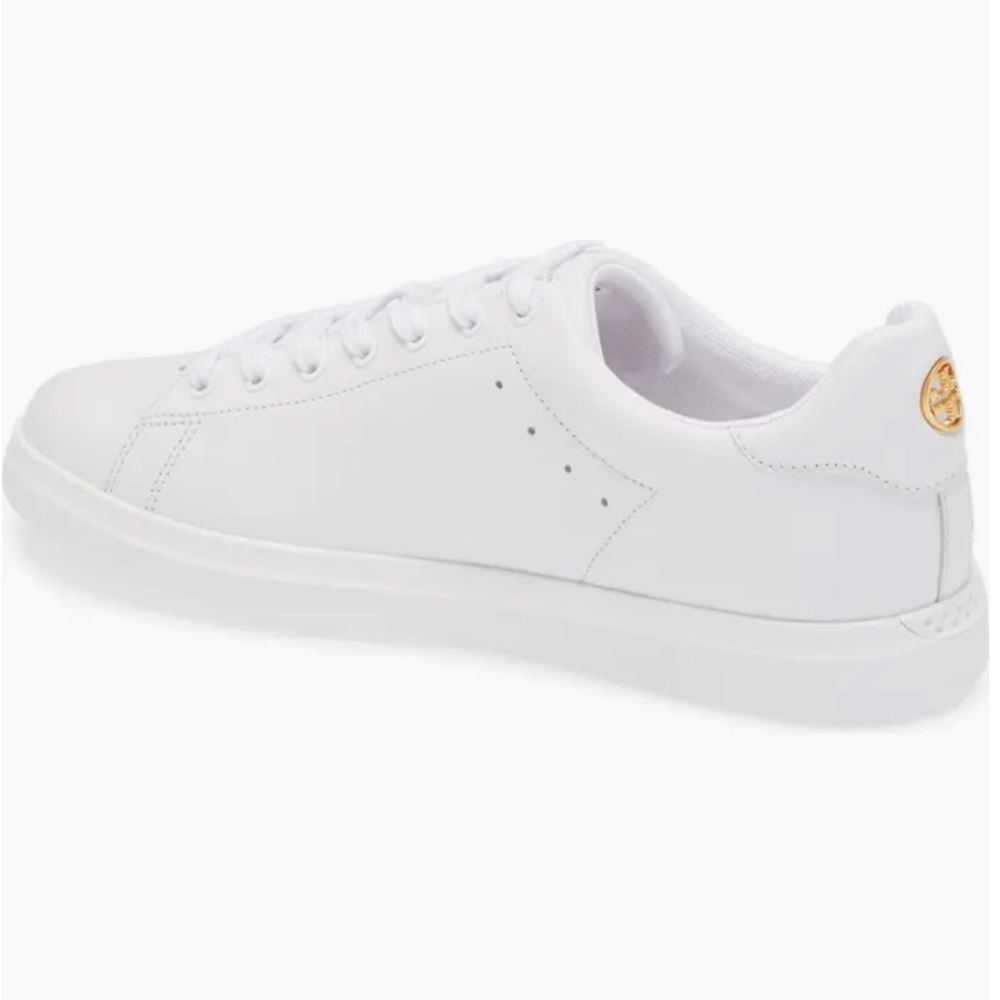 Tory Burch Howell Court Sneaker, Titanium White, Size 10